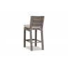 Laguna Counter Stool With Cushions In Canvas Flax - Back