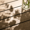 Sunset West Laguna 90"-120" Extension Dining Table - Detail
