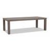 Sunset West Laguna Aluminum 90" Table - Front Side Angle