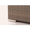 Alfresco Home Sicuro Wicker Cushion Storage Box With Hydraulic Lid - Leg Close-up