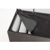 Alfresco Home Medium Sicuro Wicker Cushion Storage Box With Hydraulic Lid - Top View Opened