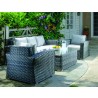 Alfresco Home Palisades All Weather Wicker 4 Piece Seating Group with Cushions