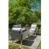 Alfresco Home Castlewood All Weather Wicker 4 Piece Seating Group with Cushions - Lifestyle - Alfresco Home Castlewood All Weather Wicker 4 Piece Seating Group with Cushions - Lifestyle