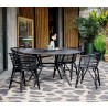 Cane-Line Blend Chair Lava Grey Set