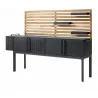 Cane-Line Drop Kitchen Module, Main, Incl. 3 Shelves Teak Bar - Cane-Line Drop Kitchen Module, Main, Incl. 3 Shelves Teak Bar