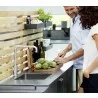 Cane-Line Drop Kitchen Module, Main, Incl. 3 Shelves Full Top View - Cane-Line Drop Kitchen Module, Main, Incl. 3 Shelves Full Top View