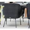 Cane-Line Mega Dining Chair, Incl. Grey Cane-Line AirTouch Cushions Image 4