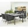 Cane-Line Mega Dining Chair, Incl. Grey Cane-Line AirTouch Cushions Image 1 - Cane-Line Mega Dining Chair, Incl. Grey Cane-Line AirTouch Cushions Image 1