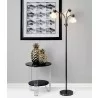 Adesso Presley 3-Arm Floor Lamp Black - Adesso Presley 3-Arm Floor Lamp Black