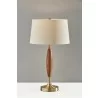 Adesso Pinn Table Lamp Antique Brass - Adesso Pinn Table Lamp Antique Brass