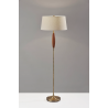 Adesso Pinn Floor Lamp Antique Brass - Adesso Pinn Floor Lamp Antique Brass