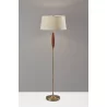 Adesso Pinn Floor Lamp Antique Brass - Adesso Pinn Floor Lamp Antique Brass