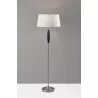 Adesso Pinn Floor Lamp Brushed Steel - Adesso Pinn Floor Lamp Brushed Steel