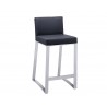 Architect Counter Stool - Black - Angled View