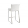 Architect Counter Stool - White - Back Angle