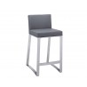 Architect Counter Stool - Grey - Angled View