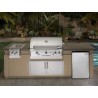 American Outdoor Grill 36" Built In Gas Grill  Lifestyle with Island