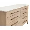 Essentials For Living Cambria 8-Drawer Double Dresser - Front Side Closeup Angle - Essentials For Living Cambria 8-Drawer Double Dresser - Front Side Closeup Angle
