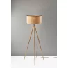 Adesso Jackson Floor Lamp Beige - Adesso Jackson Floor Lamp Beige