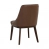 Sunpan Jody Dining Chair in Missouri Mahogany Leather - Set of Two - Back Side Angle