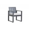 Sunset West Redondo Dining Chair with Cushion - Front Side Angle