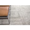 Exquisite Rugs Aldridge Handmade Hand-Knotted New Zealand Wool and Bamboo Silk Gray/Beige/Ivory Area Rug 3807-04