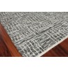 Exquisite Rugs Aldridge Handmade Hand-Knotted New Zealand Wool and Bamboo Silk Charcoal/Ivory Area Rug 3810