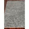 Exquisite Rugs Aldridge Handmade Hand-Knotted New Zealand Wool and Bamboo Silk Charcoal/Ivory Area Rug 3810-02