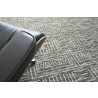 Exquisite Rugs Aldridge Handmade Hand-Knotted New Zealand Wool and Bamboo Silk Charcoal/Ivory Area Rug 3810-05