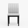Alpine Furniture Cove Side Chairs in Vintage Black - Front