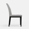 Alpine Furniture Cove Side Chairs in Vintage Black - Side