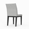 Alpine Furniture Cove Side Chairs in Vintage Black - Back Angled