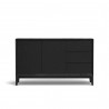 Alpine Furniture Cove Server in Vintage Black - Front