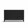 Alpine Furniture Cove Server in Vintage Black - Front - Alpine Furniture Cove Server in Vintage Black - Front