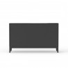 Alpine Furniture Cove Server in Vintage Black - Back View