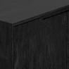 Alpine Furniture Cove Server in Vintage Black - Edge Close-up