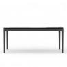 Alpine Furniture Cove Rectangular Dining Table in Vintage Black - Front
