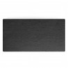 Alpine Furniture Cove Rectangular Dining Table in Vintage Black - Top View