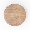 Alpine Furniture Cove Round Dining Table In Natural - Top View