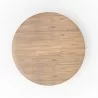 Alpine Furniture Cove Round Dining Table In Natural - Top View - Alpine Furniture Cove Round Dining Table In Natural - Top View