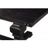 Alpine Furniture Manchester Dining Table in Vintage Black - Edge Close-up