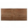 Alpine Furniture Manchester Dining Table in Natural - Top View