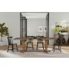 Alpine Furniture Manchester Dining Table in Natural - Lifestyle - Alpine Furniture Manchester Dining Table in Natural - Lifestyle