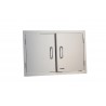 Bull BBQ 38" Double Doors - Stainless Steel - Angled View