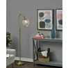 Adesso Bradford Floor Lamp Brass - Adesso Bradford Floor Lamp Brass