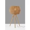 Adesso Montana Table Lamp Natural Wood - Adesso Montana Table Lamp Natural Wood