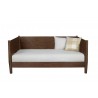 Alpine Furniture Flynn Mid Century Modern Twin Size Day Bed, Walnut - Front Angle
