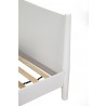 Alpine Furniture Flynn Mid Century Modern Twin Size Day Bed in White - Closeup Top Angle