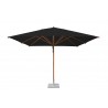 Levante 11 Square Bamboo Umbrella- Black - Levante 11 Square Bamboo Umbrella- Black