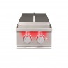TrueFlame 30" Griddle Grill - Lid On